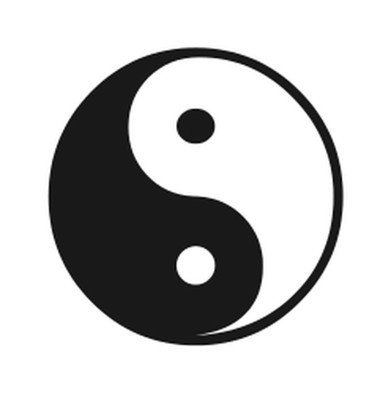A Yin-Yang szimbólum – illusztráció a Mi a Yin és a Yang? című könyvrészlethez