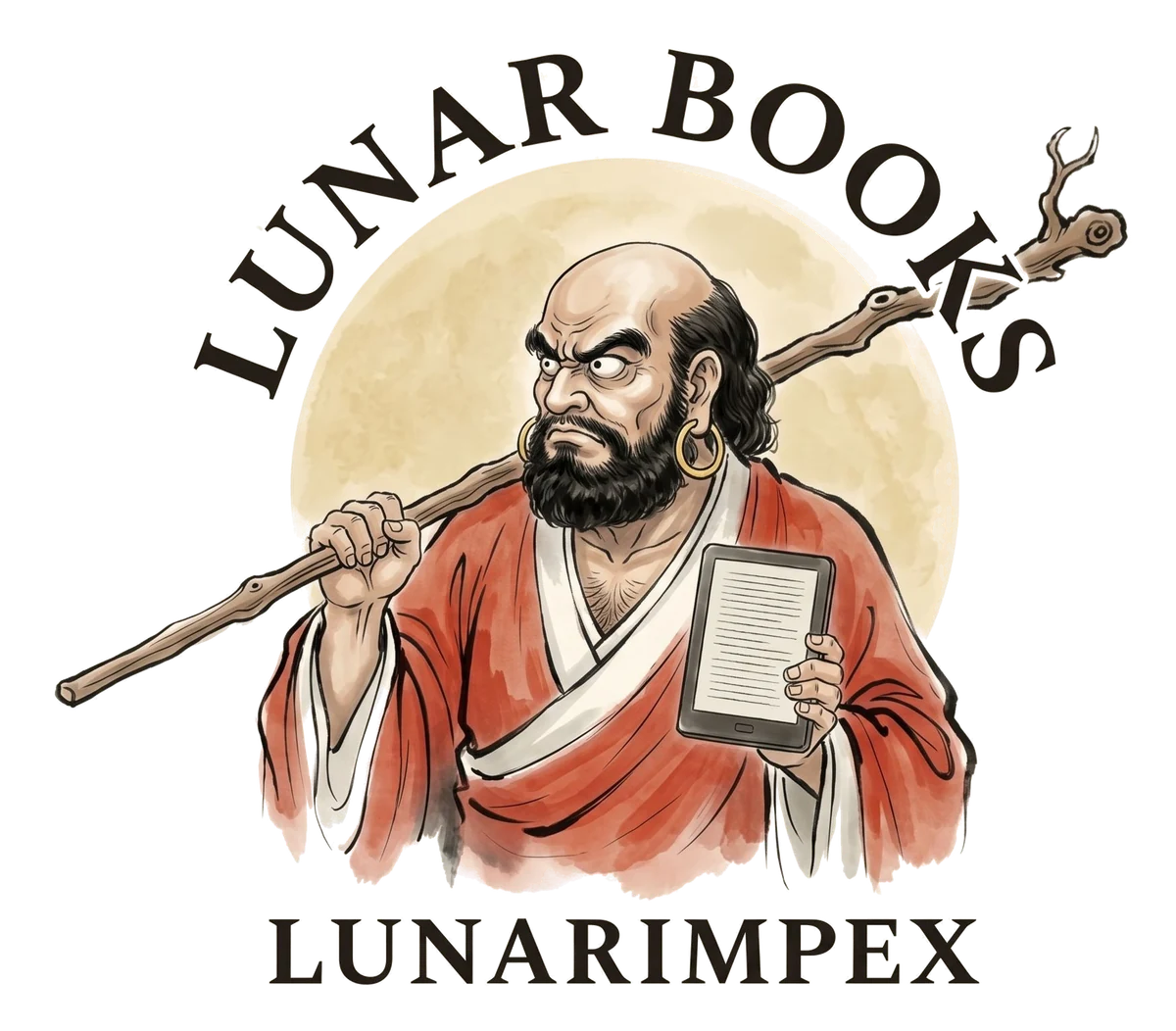 Lunar Books – Lunarimpex: Bodhidharma bottal és e-könyv-olvasóval, a telihold előtt